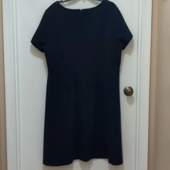 Talbots Navy Blue Dress Size 2X - Picture 4 of 6